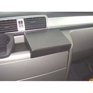 Resim Monitor-Konsole für MAN TGX, ab Bj. 2007, für CRT-Systeme, BLACK, Kunstleder