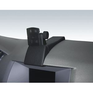 Afbeelding van Navi-Konsole HR für Opel Astra H, ab Bj. 03/2004-, BLACK, Kunstleder