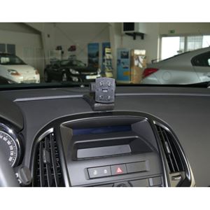 Resim Navi-Konsole HR für Opel Astra J ab Bj. 11/2009-, BLACK, Kunstleder
