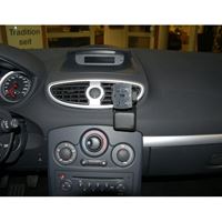 Resim Navi-Konsole HR für Renault Clio III, ab Bj. 12/2008, BLACK, Kunstleder