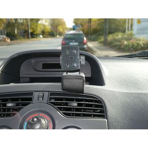 Resim Navi-Konsole HR für Renault Kangoo, ab Bj. 04/2009, BLACK, Kunstleder