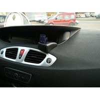 Resim Navi-Konsole HR für Renault Scenic (Scénic) ab Bj. 03/2009, BLACK, Kunstleder