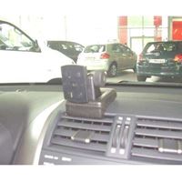 Resim Navi-Konsole HR für Toyota RAV4, ab Bj. 03/2006-, BLACK, Kunstleder