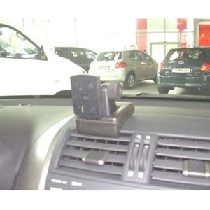 Obrazek Navi-Konsole HR für Toyota RAV4, ab Bj. 03/2006-, BLACK, Kunstleder