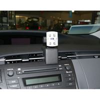 Resim Navi-Konsole HR für Toyota Prius III Bj. 06/2009-, BLACK Kunstleder