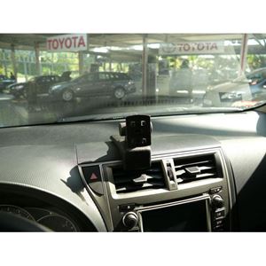 Picture of Navi-Konsole HR für Subaru Trezia ab Bj. 03/2011-, BLACK Kunstleder