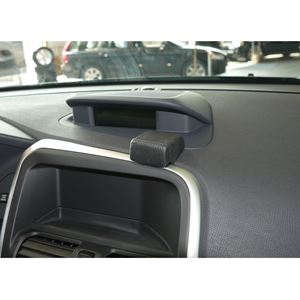 Resim Monitor-Konsole für Volvo XC60, ab Bj. 2008-, BLACK, Kunstleder
