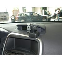 Resim Navi-Konsole HR für Volvo XC60 ab Bj. 2008-, BLACK, Kunstleder