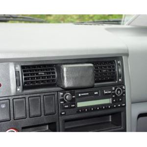 Resim Monitor-Konsole für VW T4 Caravelle / Multivan, ab Bj. 95- undVW T4 Transporter ab 01/1996 Konsole für NAVI-MONITOR, BLACK, Kunstleder