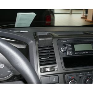 Resim Monitor-Konsole für VW T5 Multivan, ab Bj. 12/2009, BLACK, Kunstleder