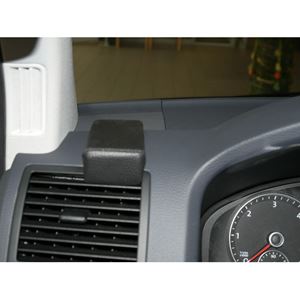 Resim Monitor-Konsole für VW T5 Multivan, ab Bj. 2003- (auch ab 2009), BLACK, Kunstleder
