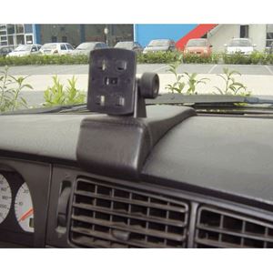 Resim Navi-Konsole HR für VW Golf 3, ab Bj. 1991 bis Bj. 1997, BLACK, Kunstleder