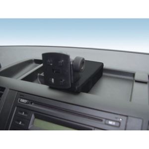 Изображение Navi-Konsole HR für VW T5 Transporter, ab Bj. 2003 bis 09/2009, BLACK, Kunstleder