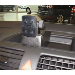 Resim Navi-Konsole HR für VW Jetta OHNE Climatronic, ab Bj. 2005-, BLACK, Kunstleder