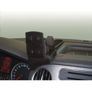 Resim Navi-Konsole HR für VW TIGUAN, ab Bj. 11/2007-, BLACK, Kunstleder