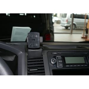 Resim Navi-Konsole HR für VW T5 TRANSPORTER ab Bj. 10/2009-, BLACK, Kunstleder