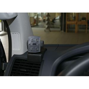 Resim Navi-Konsole HR für VW Multivan, ab Bj. 2003- (auch ab 2009), BLACK, Kunstleder