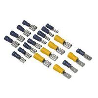 Изображение Flachsteckhülsen-Set, 20 Stück - für Kabel bis 2,5 mm²