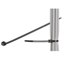 Bild von Kabelbinder, 100 Stück wetterfester Nylon, BLACK, Länge 100 mm, Breite 2,5 mm