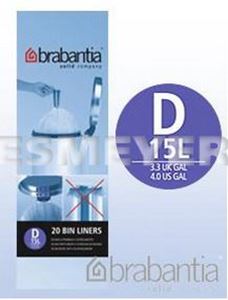 Afbeelding van Brabantia Müllbeutel "D" 15 Liter