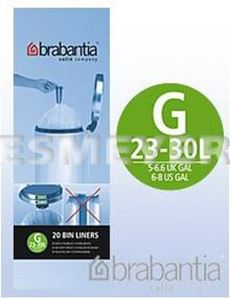 Resim Brabantia Müllbeutel 30 l "G"