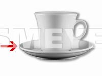 Bild von Cafeteriatasse untere, Durchmesser: 150 mm,