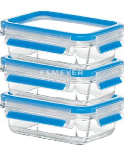 Resim Emsa Clip & Close Glas Frischhaltedosen-Set