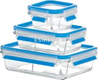Resim Emsa Clip & Close Glas Frischhaltedosen-Set