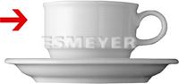 Bild von Kaffeeobertasse 0,18 l flache Form