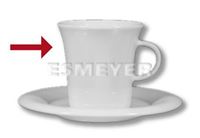 Bild von Kaffeeobertasse 0,18 l, Kelchform