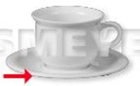 Bild von Kaffee-Untertasse - ohne Obertasse -