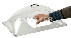 Afbeelding van Kuppelhaube GN 1/1, glasklarer Kunststoff PETG