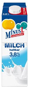 Εικόνα της Minus L H-Milch 3,8% 1l