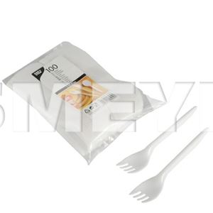 Bild von Papstar 100 Gabeln, PS 17,5 cm weiss