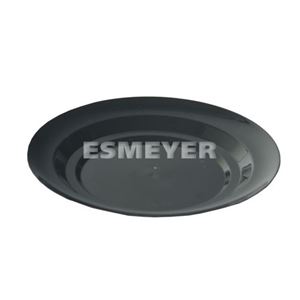 Picture of Papstar 30 Untertassen Ø 11,9 cm · 1,4 cm schwarz