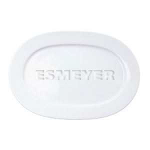 Picture of Platte oval - 28 cm - Form HEIKE - uni weiss