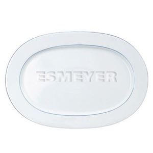 Picture of Platte oval BLUE - 28 cm -