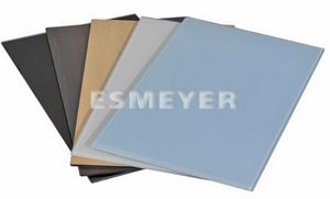 Resim Rieber Einlegeboden aus Glas, Farbe: hellblau,