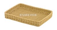 Resim Saleen Tablett eckig, hellbeige 40 x 30 x 5 cm