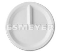 Immagine di Teller 3-geteilt - Durchmesser 25,5 cm -