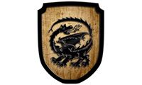 Resim Wappenschild Drache natur