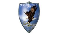 Obrazek Ritterschild Adler mit Schlange