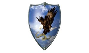 Obrazek Ritterschild Adler mit Schlange