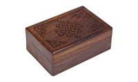 Picture of Holztruhe keltischer Knoten 2