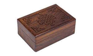 Picture of Holztruhe keltischer Knoten 2