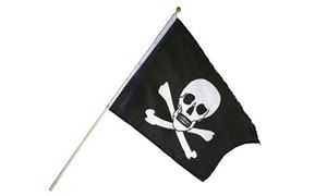 Obrazek Piratenflagge klein 2-farbig
