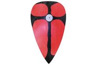 Imagen de Schild groß schwarzes Kreuz - rot