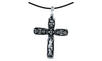 Picture of Anhänger Kreuz mit Blüten