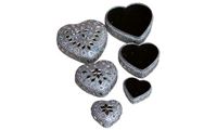 Image de Glitzerdose 3er Set Herz
