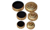 Image de Glitzy-Dose 3er Set rund